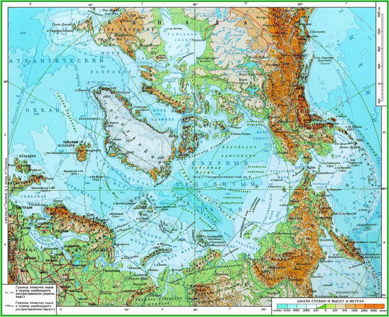 arctic ocean map 2