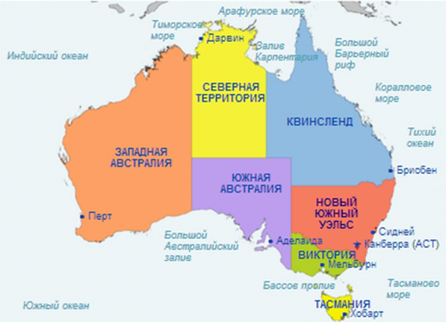 Австралийский Союз. Население