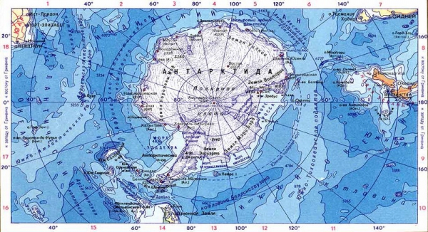 антарктида на карте впадина бентли